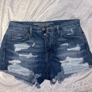 Vintage American eagle size 10 women’s jean shorts
